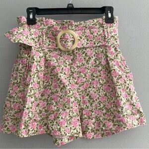 Sezane Rome Short in Peonies
